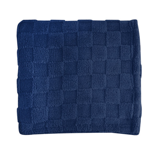 rPET Checkered Sherpa Blanket