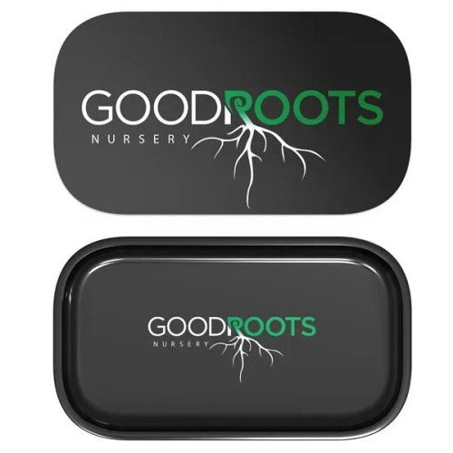 Metal Rolling Tray with Magnetic Lid - Medium