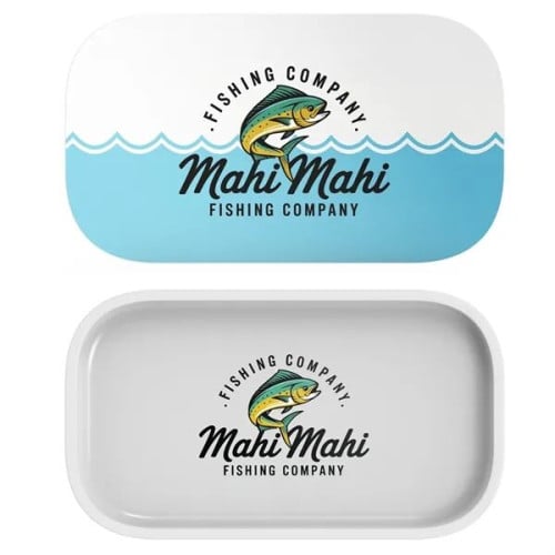 Metal Rolling Tray with Magnetic Lid - Medium