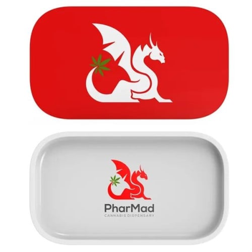 Metal Rolling Tray with Magnetic Lid - Medium