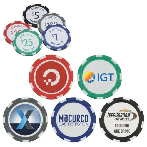 11.5 g Striped Poker Chips