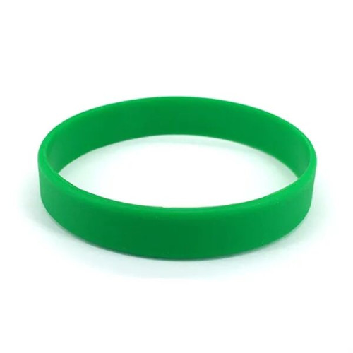 Color Filled Silicone Wristbands