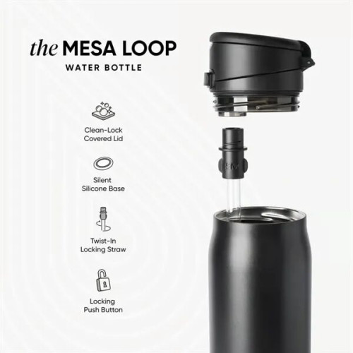 24 oz Simple Modern® Mesa Loop Covered Spout Water Bottle