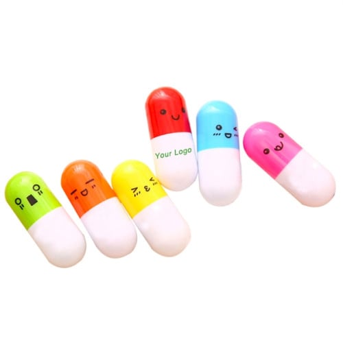 Stretch Pill Shaped Ballpoint Pen