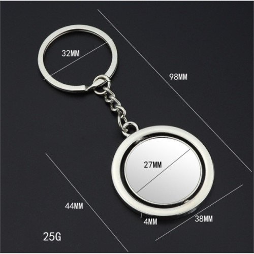 Rotating Disk keychain