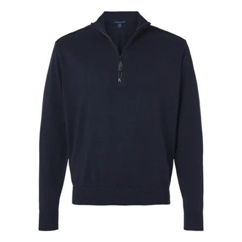 Devon & Jones Men's New Classics Quarter-Zip Sweater