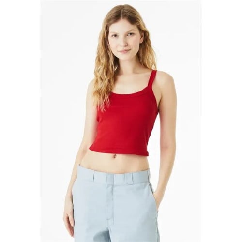 BELLA+CANVAS Women's Micro Rib Spaghetti Strap Tank