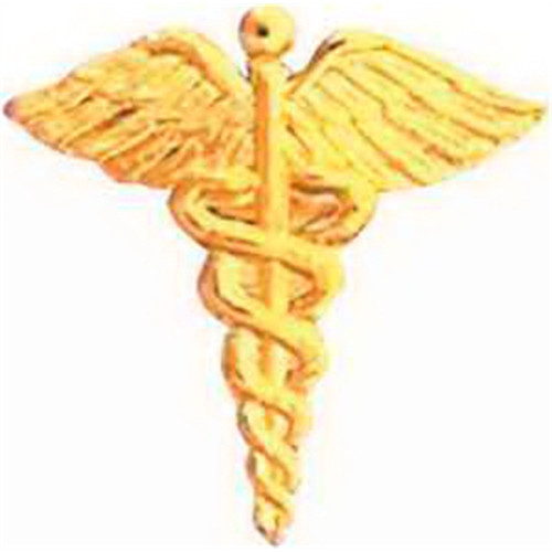 Caduceus Service Lapel Pin