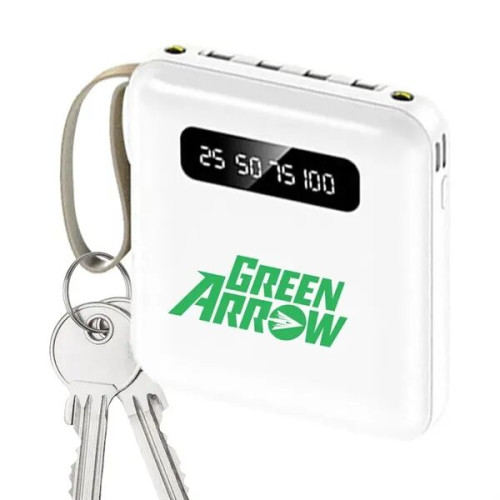 5000mAh Power Bank with Built-In Cables