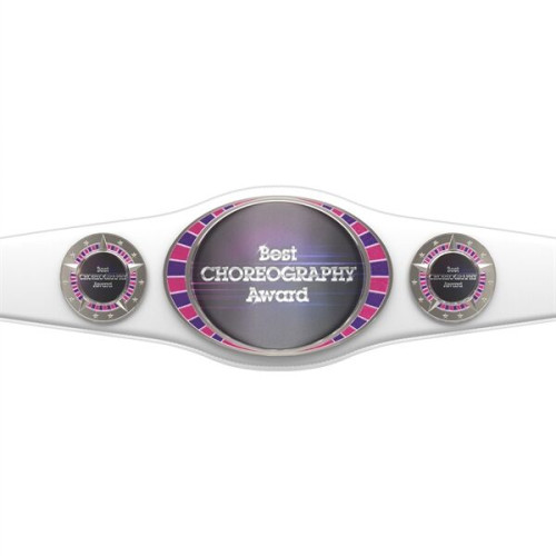 Express Vibraprint White Juniors Championship Belt