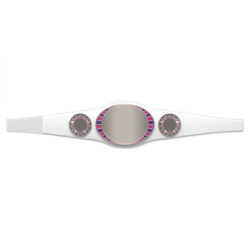 Express Vibraprint White Juniors Championship Belt