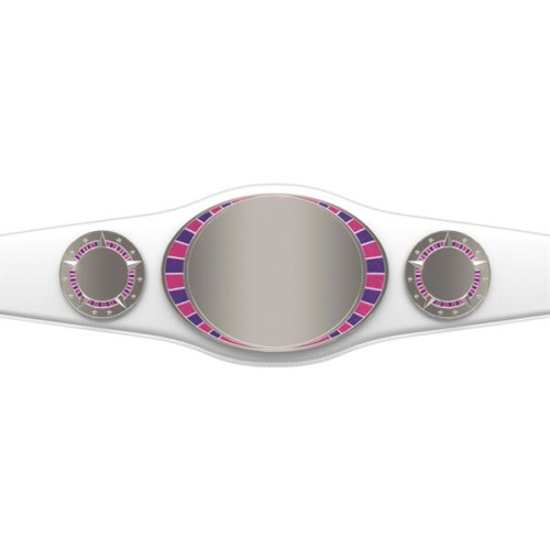 Express Vibraprint White Juniors Championship Belt