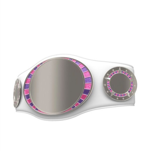 Express Vibraprint White Juniors Championship Belt