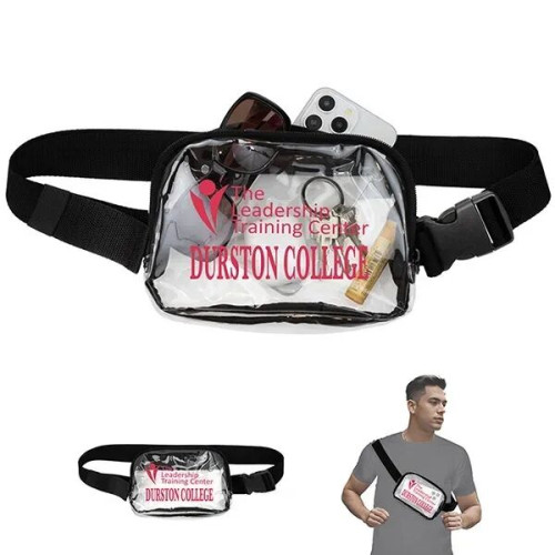 EVERYWHERE Clear Stadium Compliant Cross-Body Belt Bag