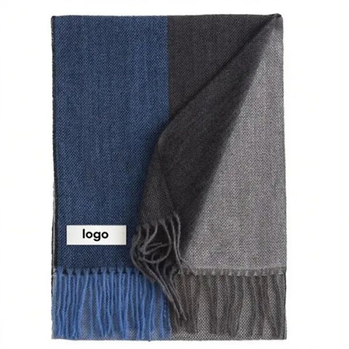 Winter Plaid Faux Cashmere Scarf