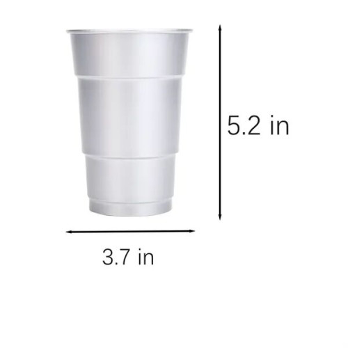 16oz Recyclable Aluminum Party Cup