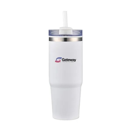 30 Oz. PP Inner S. Steel Outer Tumbler w/ Durable Coating