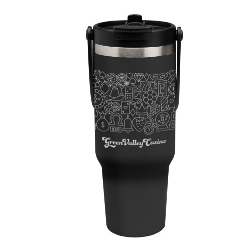 40 Oz. Full Laser Peak Intrepid Recycled Stainless Steel Tumbler