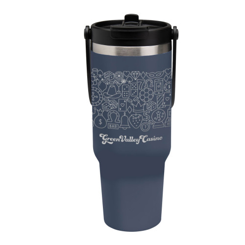 40 Oz. Full Laser Peak Intrepid Recycled Stainless Steel Tumbler