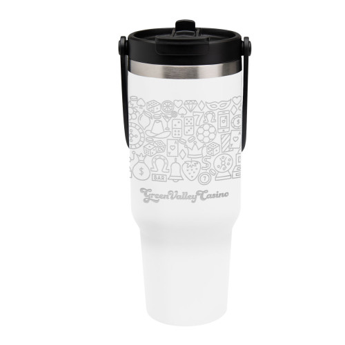 40 Oz. Full Laser Peak Intrepid Recycled Stainless Steel Tumbler