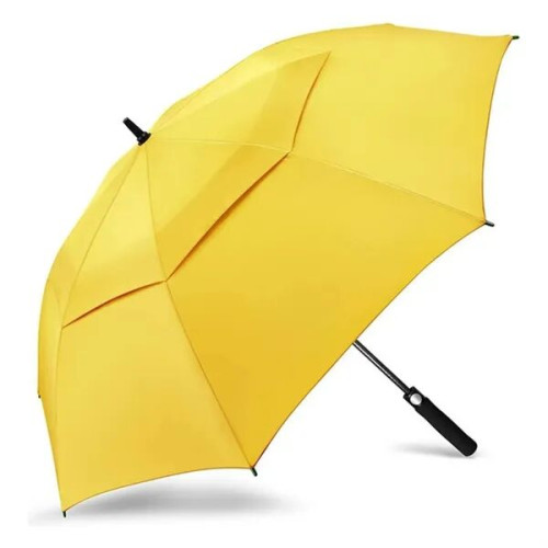34" Automatic Windproof Double Layer Golf Umbrella