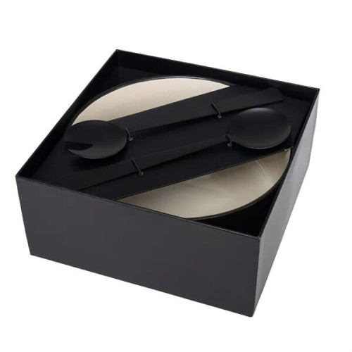 SOLSTICE   PORCELAIN BOWL AND SERVING UTENSIL SET