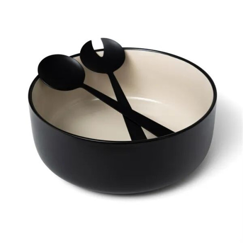 SOLSTICE   PORCELAIN BOWL AND SERVING UTENSIL SET