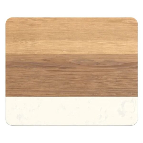 BROOKE   ACACIA WOOD AND FAUX MARBLE CUTTING BOARD