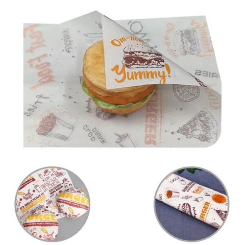 12"x12" Hamburger Wrapping Paper