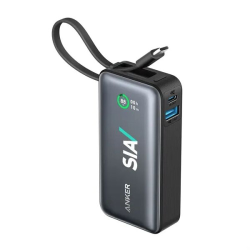 Anker® Nano Power Bank(30W,Built-In USB-C Cable)