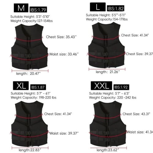 MOQ 30 Adult Life Jacket Vest