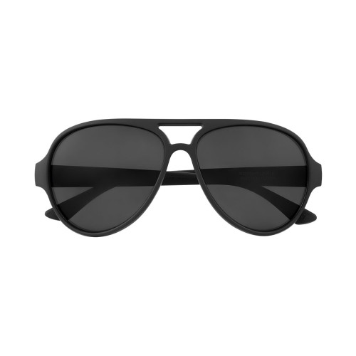 RUBBERIZED RECYCLED FRAME AVIATOR SUNGLASSES