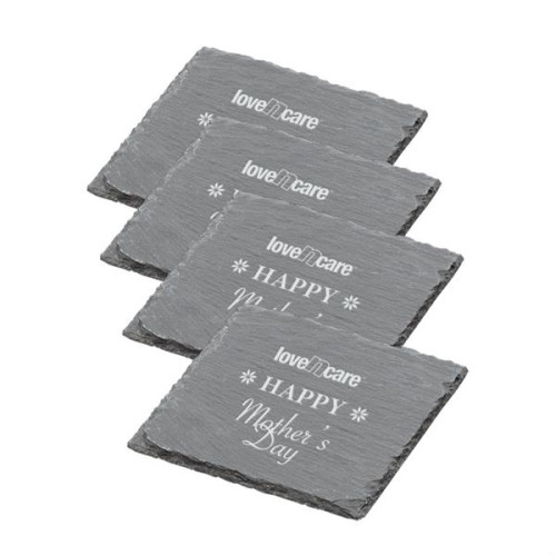Hemingway Slate Coaster Set - 4pc