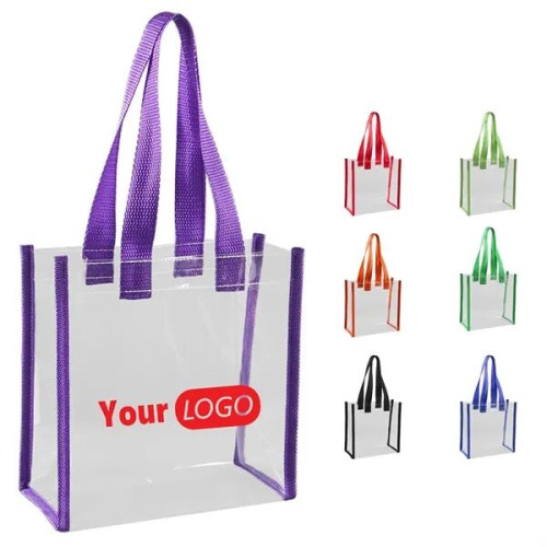 PVC Clear Stadium Tote Bag
