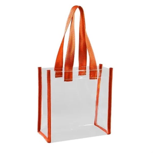 PVC Clear Stadium Tote Bag