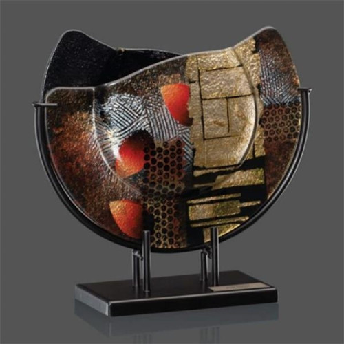 Oxford Artglass Award - Wave Top