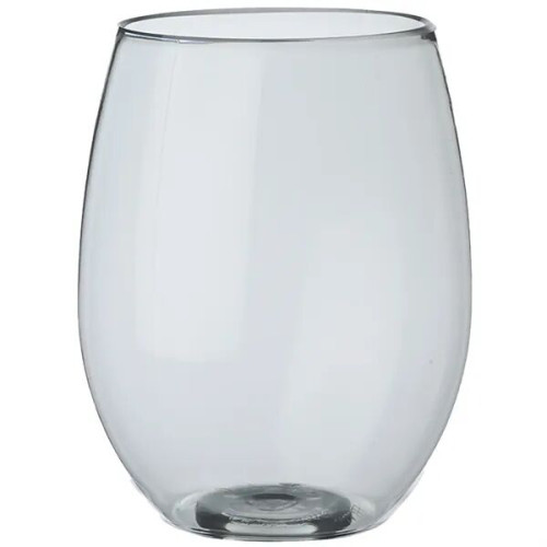 Recycled Plastic 16 oz. Stemless Wine Glass