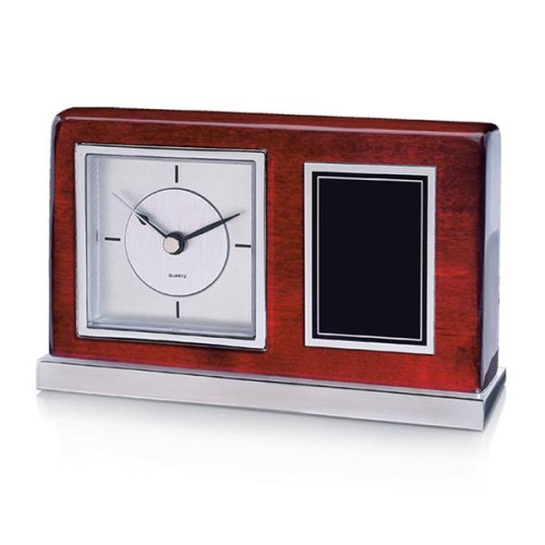 Lincoln Clock -Chrome