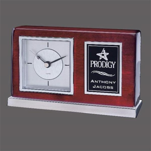 Lincoln Clock -Chrome