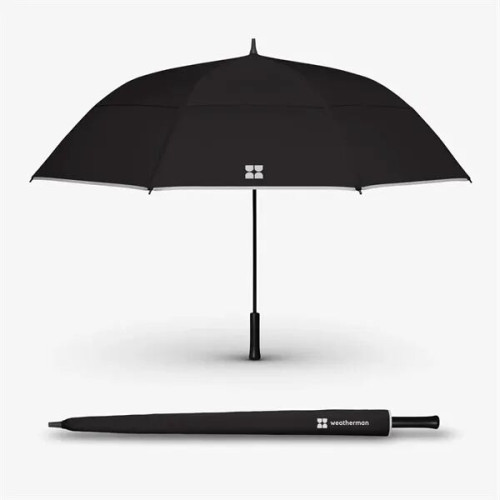 Weatherman® 100% Recycled UPF 50+ Golf Essentials Umbrella
