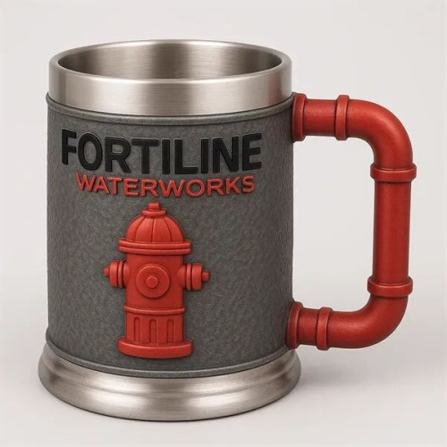 EpicMug Customizable Resin Molded Exterior Mug - Stainless S