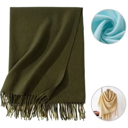 Large Soft Shawl Pashmina Wrap Scarf with Tassel