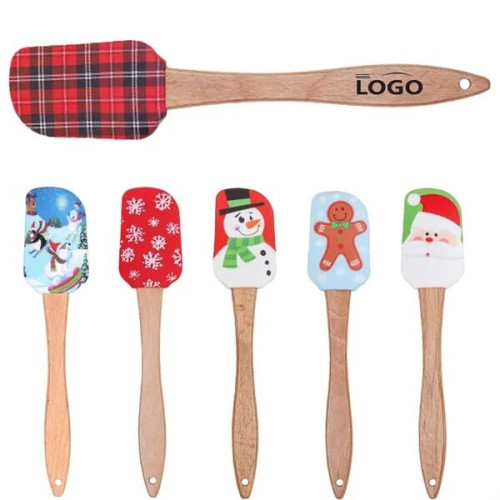 Christmas Silicone Baking Spatula