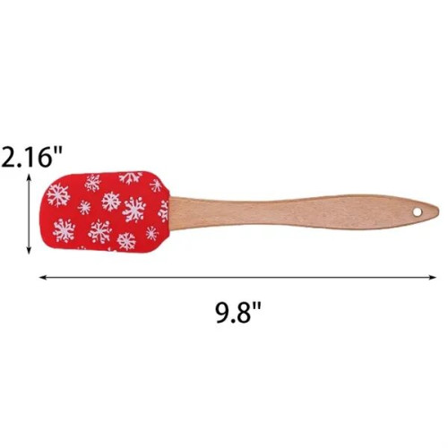 Christmas Silicone Baking Spatula