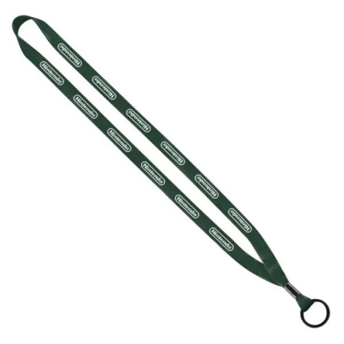 1/2" Polyester Lanyard w/ Metal Crimp & Split-Ring