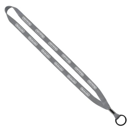 1/2" Polyester Lanyard w/ Metal Crimp & Split-Ring