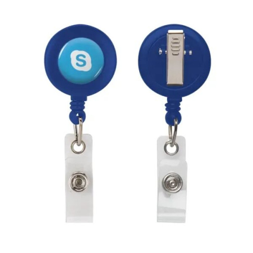 Retractable Badge Reel with Bulldog Clip