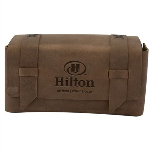 BAXTER Leather Dopp Kit Bag
