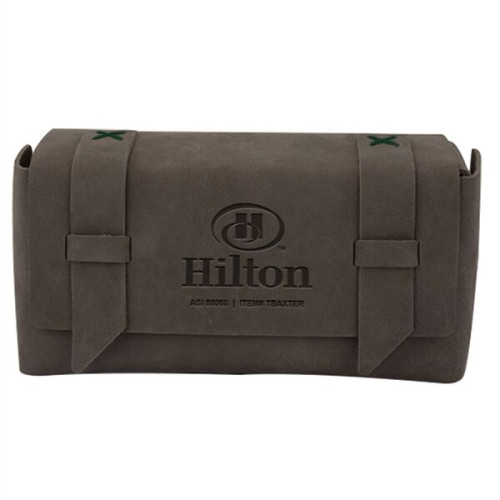 BAXTER Leather Dopp Kit Bag