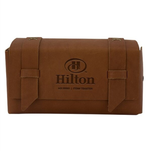 BAXTER Leather Dopp Kit Bag